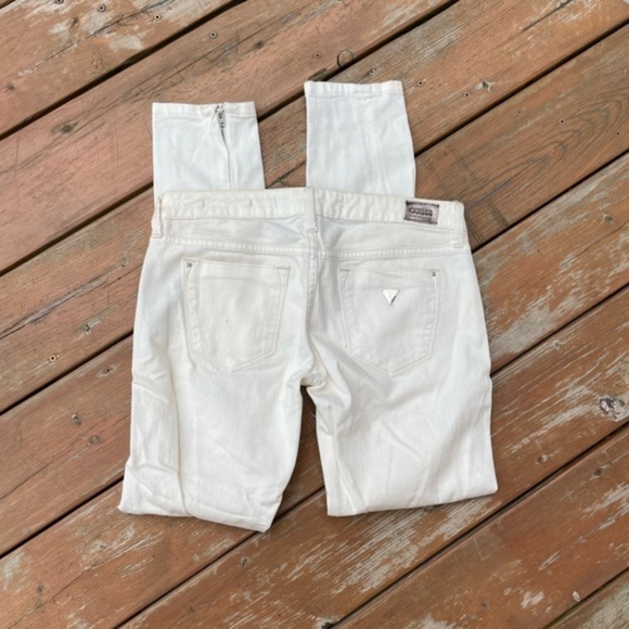 Guess Y2K Low Rise Distressed With Lace Peaks Boo - Picture 7 of 9